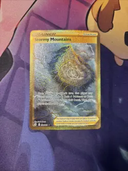 Stormy Mountains - 232/203 - Pokemon Evolving Skies Sword Shield Secret Rare NM - Image 1