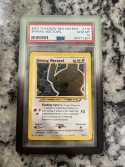 Pokemon TCG Shining Noctowl Neo Destiny PSA 10 - Image 1