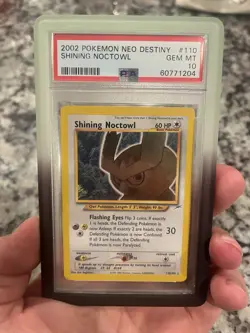 Pokemon TCG Shining Noctowl Neo Destiny PSA 10 - Image 2