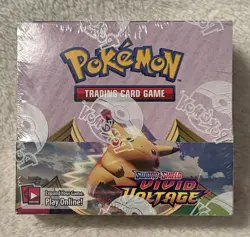Pokemon TCG Sword&Shield Vivid Voltage Booster Box Factory Sealed - Image 1