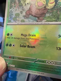 2025 Pokemon Prismatic Evolutions Exeggutor 002/131 MASTER BALL PATTERN HOLO! - Image 3