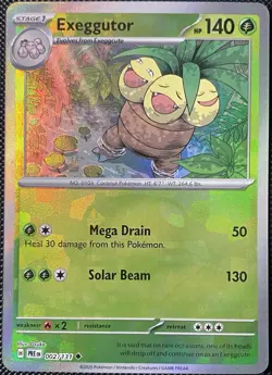 Exeggutor (Master Ball Pattern) 002/131 Sv: Prismatic Evolutions Holo - Pokemon - Image 1
