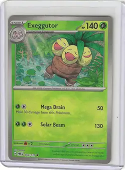Pokemon Exeggutor (Master Ball Pattern) 002/131 Sv: Prismatic Evolutions Holo - Image 1