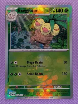 Exeggutor (Master Ball Pattern) 002/131 Prismatic Evolutions Holo Pokemon (NM) - Image 1