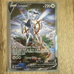 Pokemon TCG Arceus v Sword & Shield Brilliant Stars Holo Ultra Rare Card 166/172 - Image 1