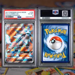 PSA 6 Lycanroc GX 136/147 Holo Rare Sun And Moon Burning Shadows Pokemon Card - Image 3
