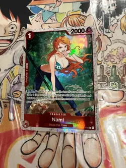 Nami OP01-016 R Three Captains Rare Alt Art AA One Piece Card Game English TCG - Image 1