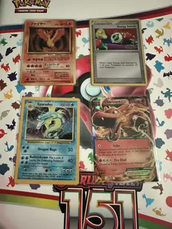 Mid Era/Vintage Pokemon Card Lot 4 Cards - Image 1