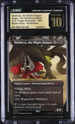 SKITHIRYX, THE BLIGHT DRAGON Secret Lair Tragic Romance CGC Pristine 10 MTG - Image 1