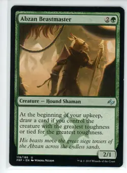 ABZAN BEASTMASTER Fate Reforged #119 FRF(NM)(MTG) - Image 1