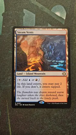 Steam Vents Lorwyn Eclipsed Magic the Gathering MtG - Image 1