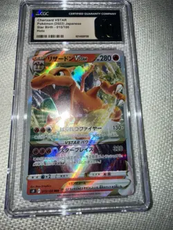 Pokemon TCG Charizard VSTAR 015/100 S9 Star Birth Holo Japanese CGC Pristine 10 - Image 1