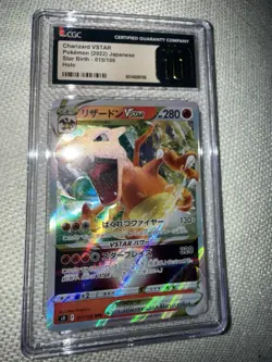 Pokemon TCG Charizard VSTAR 015/100 S9 Star Birth Holo Japanese CGC Pristine 10 - Image 3