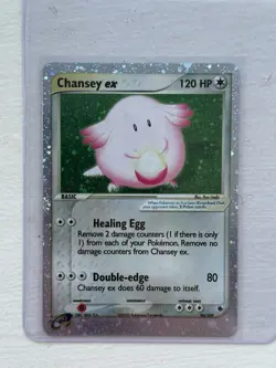 Pokemon TCG Chansey EX Holo Card 96/109 Ruby and Sapphire CLEAN!! - Image 1