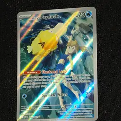 Mint Pokemon Misty's Psyduck Sv10 Destined Rivals 193/182 Illustration Rare Holo - Image 2
