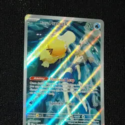 Mint Pokemon Misty's Psyduck Sv10 Destined Rivals 193/182 Illustration Rare Holo - Image 3