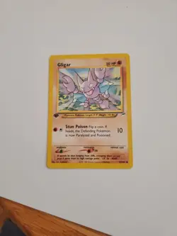 Gligar 67/105 1st Ed. Neo Destiny Common Pokemon Card LP - Image 1