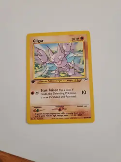 Gligar 67/105 1st Ed. Neo Destiny Common Pokemon Card LP - Image 2