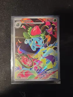 Pokemon TCG Ivysaur Mega Evolution Reverse Holo Card 134/132 - Image 1