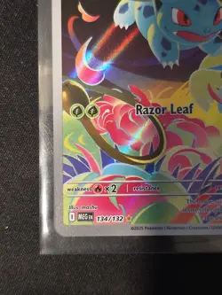 Pokemon TCG Ivysaur Mega Evolution Reverse Holo Card 134/132 - Image 5