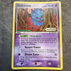 Pokemon Ex Legend Maker - Misdreavus 40/92 Holo Stamped (MP) - Image 1