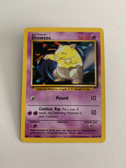 POKEMON DROWZEE BASE SET 49/102, WOTC. 1999. - Image 1