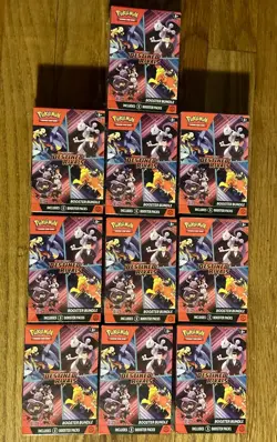 10x Pokemon TCG Destined Rivals Booster Bundle Lot of 10 Sealed - Image 1