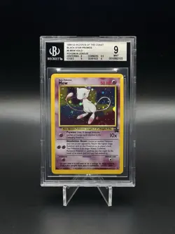 POKEMON PROMO BLACK STAR #9 MEW HOLO POKEMON LEAGUE BGS 9 MINT - Image 1