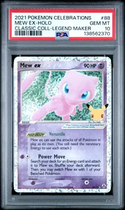 Pokemon Celebrations Classic Collection Mew Ex-Holo #88 - PSA 10 - Image 1