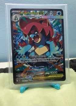 Pokemon TCG Mega Feraligator SIR 274/217 Ascended Heroes English Pack Fresh - Image 1
