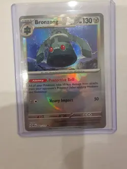 Bronzong 067/131 Pokemon TCG Prismatic Evolutions Pokeball Pattern Holo NM - Image 3