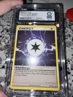 2008 Pokemon TCG German Majestic Dawn - 94/100 Health Energy CGC Authentic World - Image 1