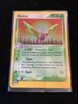 2003 Pokemon, EX Ruby & Sapphire #6/109 Dustox, Reverse Holo Rare - Image 1