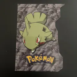 Topps 2001 Pokemon Johto League Champions Larvitar Die Cut #16 LP - Image 1