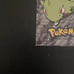 Topps 2001 Pokemon Johto League Champions Larvitar Die Cut #16 LP - Image 4