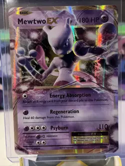 Pokemon TCG Mewtwo-EX XY Evolutions 52/108 Holo Holo Rare EX NM - Image 1