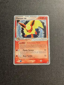 Pokemon Flareon ex Reverse Holo Rare 108/113 2005 Delta Species MP - Image 1