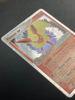 Pokemon Flareon ex Reverse Holo Rare 108/113 2005 Delta Species MP - Image 2