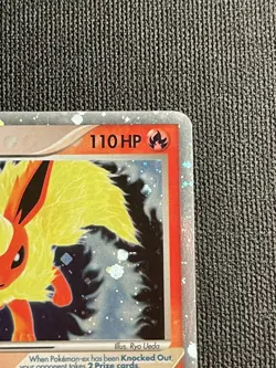 Pokemon Flareon ex Reverse Holo Rare 108/113 2005 Delta Species MP - Image 3