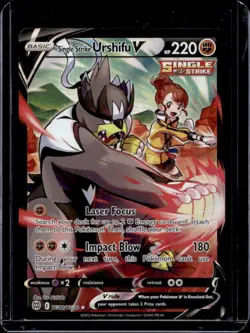 2022 Pokemon Brilliant Stars Single Strike Urshifu V Trainer Gallery #TG18/TG30 - Image 1