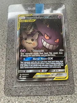 Pokemon Sun & Moon Team Up Gengar Mimikyu GX 165/181 Alternate Art - Image 2