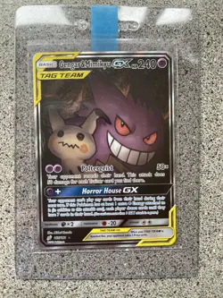 Pokemon Sun & Moon Team Up Gengar Mimikyu GX 165/181 Alternate Art - Image 3