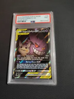 Pokemon Team-Up Gengar & Mimikyu GX 165/181 Graded PSA 9 GEM MINT - Image 1