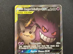 Pokemon 2019 S&M Team Up Gengar & Mimikyu GX 165/181 Alt Art Tag Team Ultra Rare - Image 3