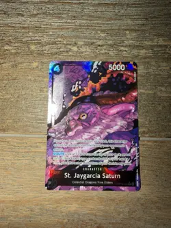 St. Jaygarcia Saturn (Alternate Art) OP13-083 Carrying On His Will Foil - Image 1