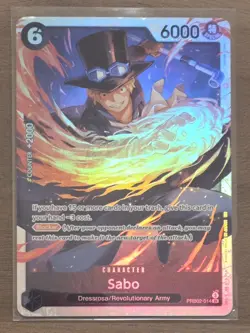 Sabo PRB02-014 SR One Piece TCG The Best Vol 2 English Super Rare- LP - Image 1