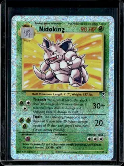 2002 Pokemon Legendary Collection Nidoking Reverse Holo #31/110 - Image 1