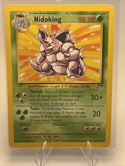 Nidoking 31/110 - Non Holo RARE - Legendary Collection - POKEMON CARD - Image 1