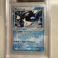 Pokemon Blastoise ex EX Fire Red Leaf Green Holo #104 BGS 9.5 Mint PSA 10 CrossU - Image 2