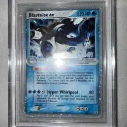 Pokemon Blastoise ex EX Fire Red Leaf Green Holo #104 BGS 9.5 Mint PSA 10 CrossU - Image 3
